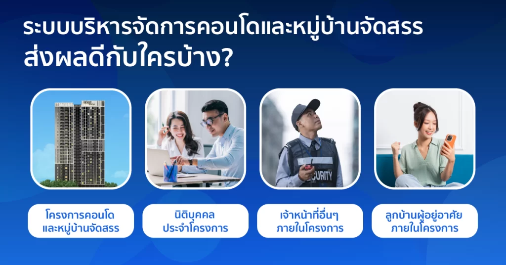 The LivingOS ระบบบริหารจัดการคอนโดและหมู่บ้านจัดสรร (Property Management System; PMS) ดีสำหรับใครบ้าง